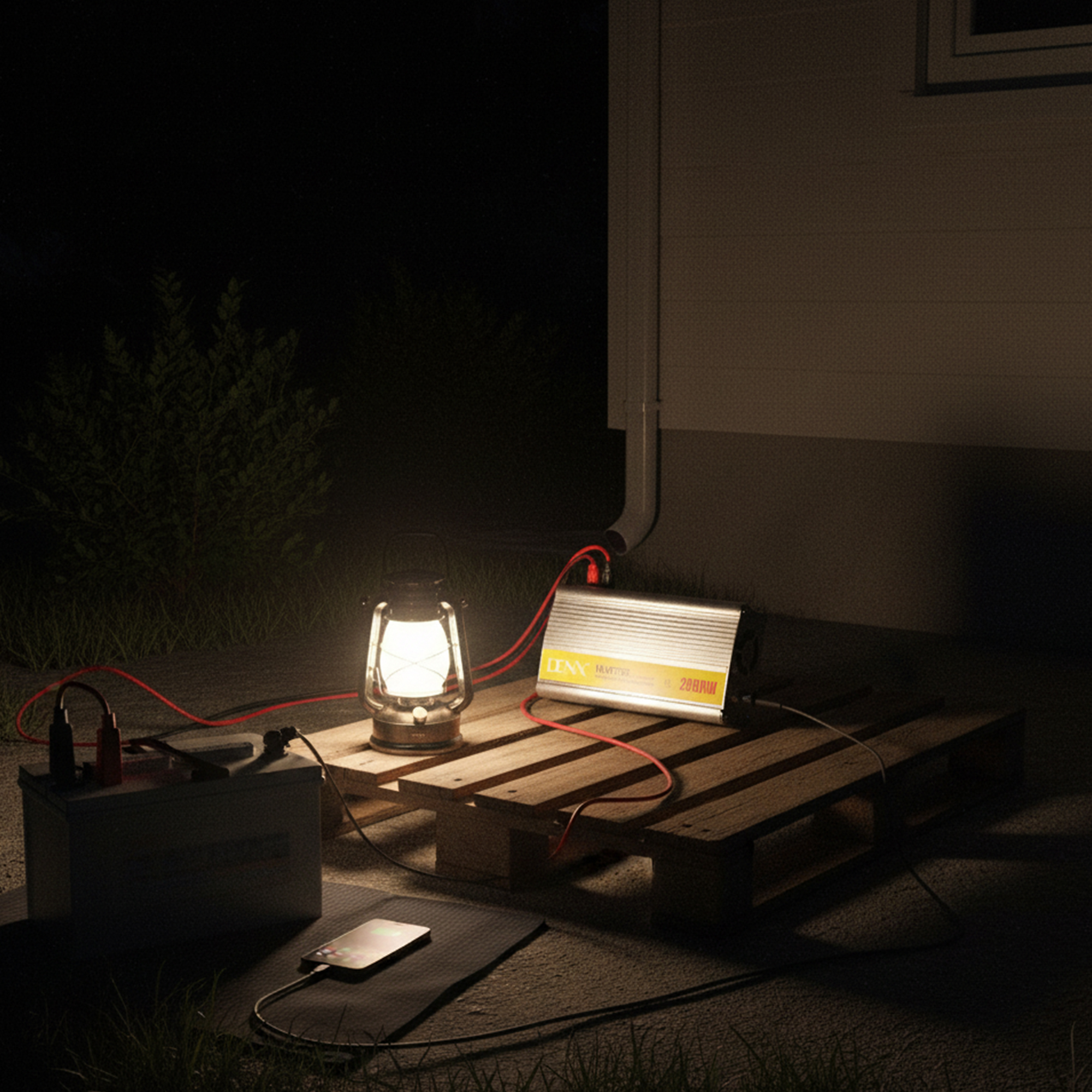 محول طاقة 2000 واط 12 فولت إلى 220 فولت مزود بمنفذ USB - الصورة 4