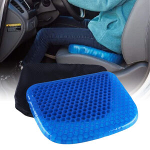 عرض جهاز مساج محمول بالحرارة لتدليك عضلات الجسم مع وسادة مقعد من الجل