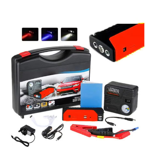 جامب ستارتر للبطارية و منفاخ للسيارة بضمان عام - الصورة 5